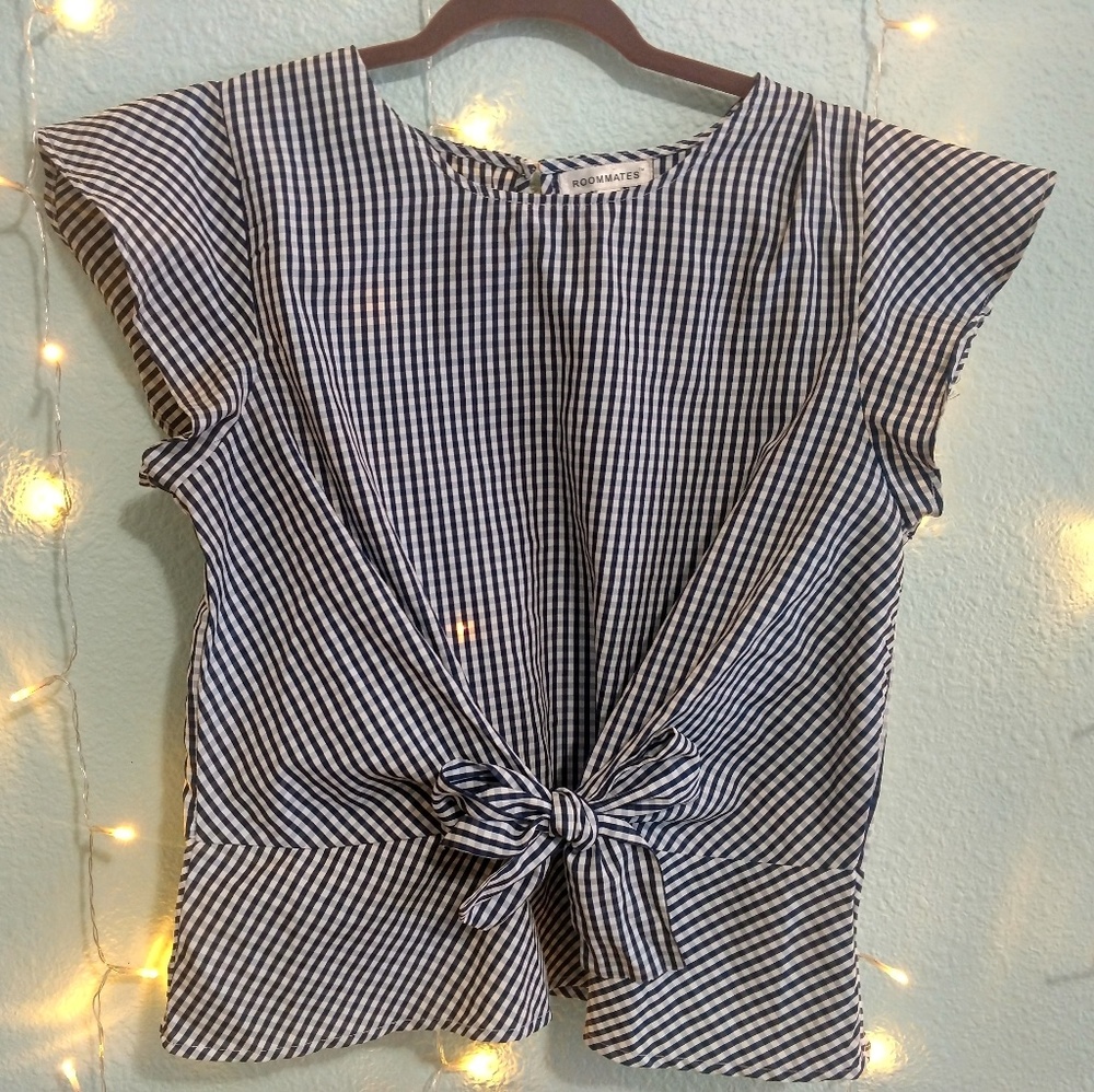 Peplum Bow Blouse